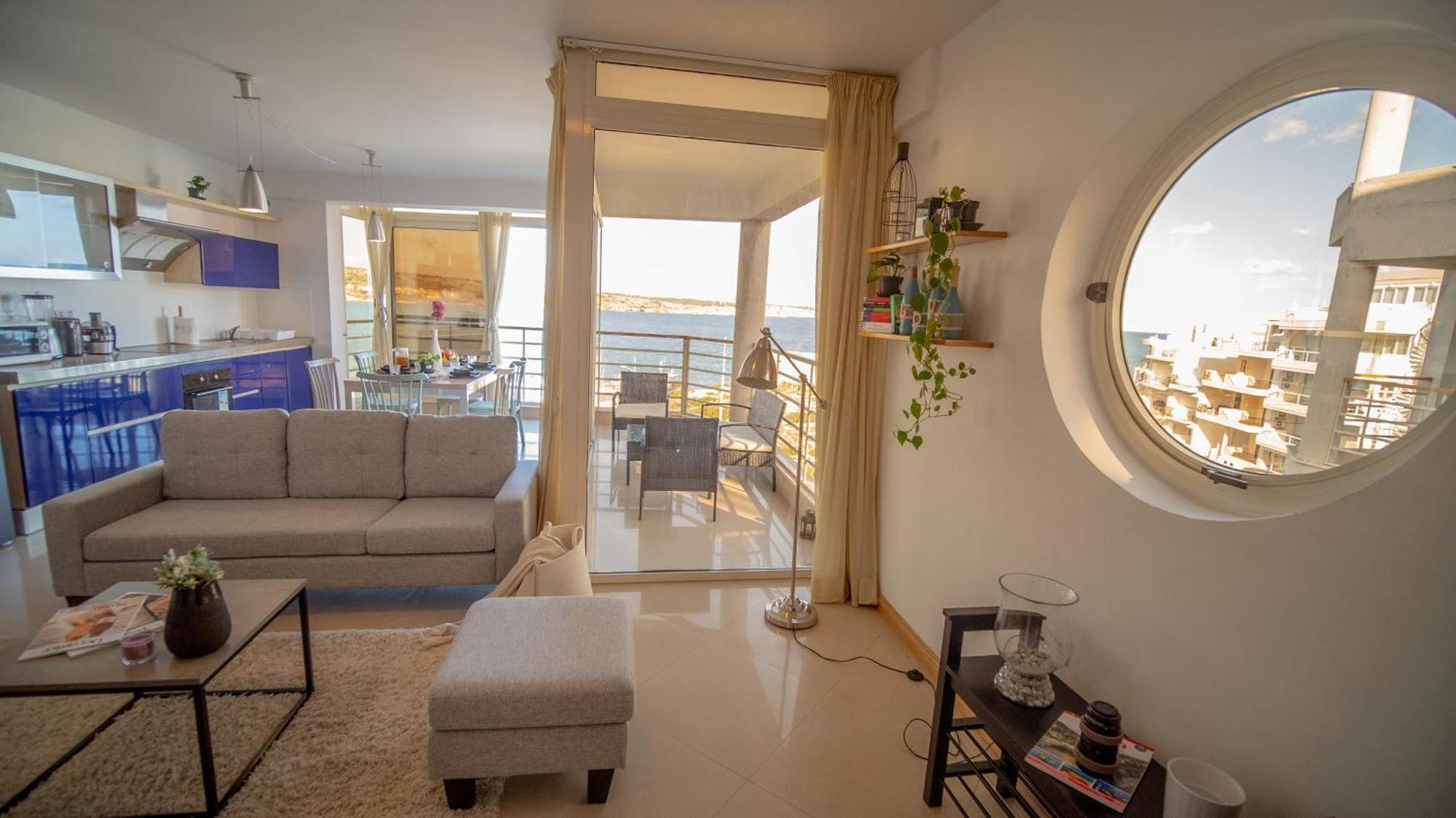 Mellieha Bay 3 Bedroom Apartment "Coastal Comfort" Ngoại thất bức ảnh